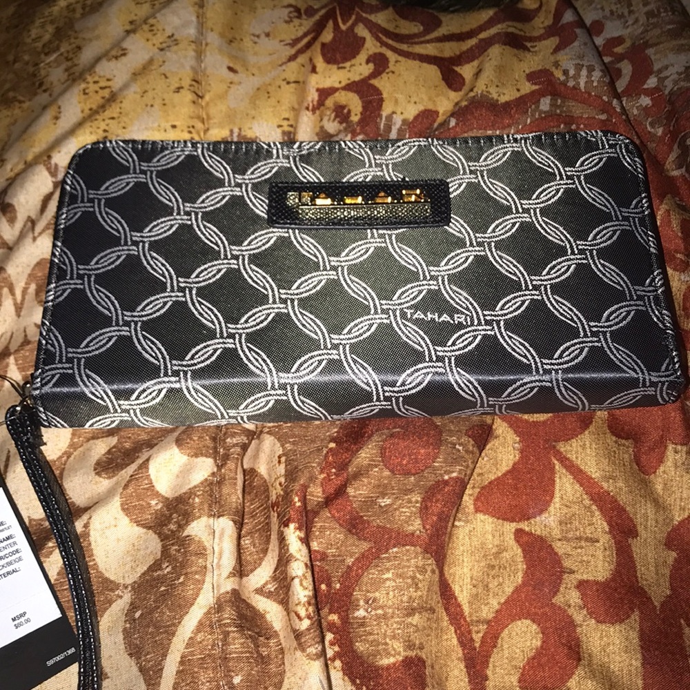 Tahari wristlet